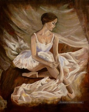 russe danseuse de ballet Peinture à l'huile